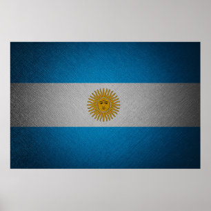 Argentinsk flagga poster