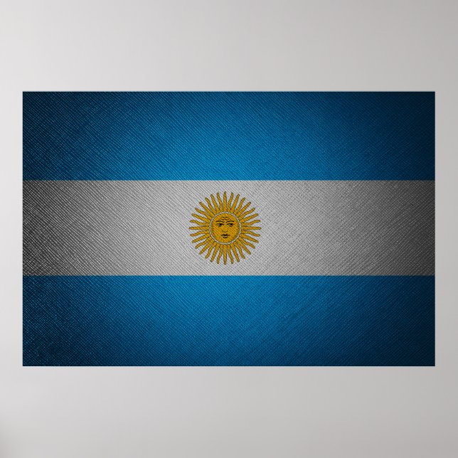 Argentinsk flagga poster (Framsidan)
