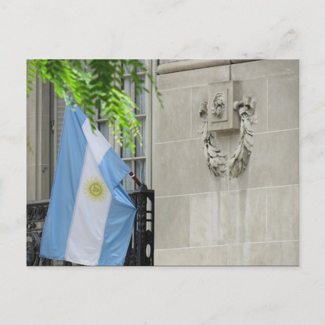 argentinsk flagga vykort (Framsida)