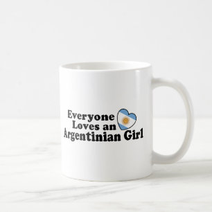 Argentinsk flicka kaffemugg
