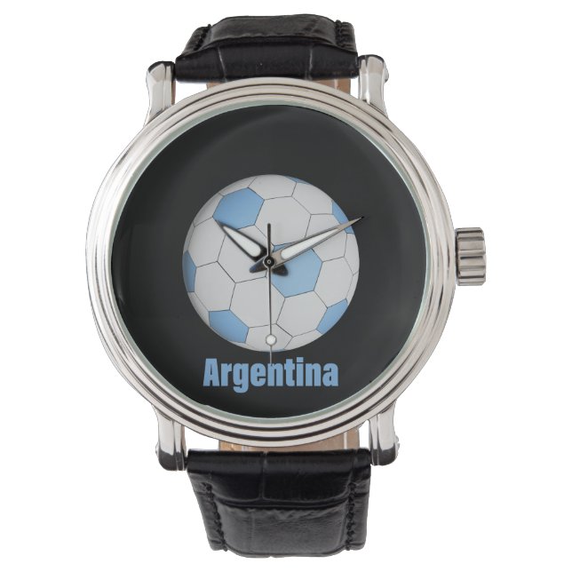 argentinsk fotboll armbandsur (Framsida)