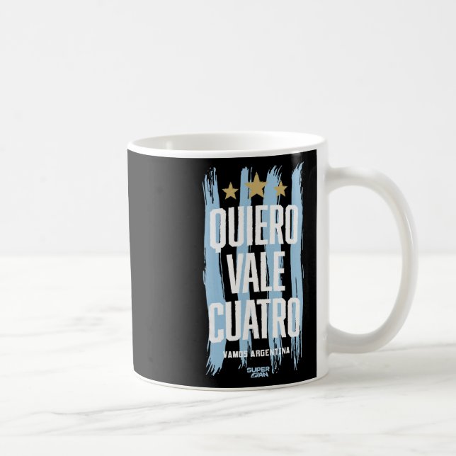 Argentinsk fotbollsfan Världscupen 2026 _3  Kaffemugg (Höger)