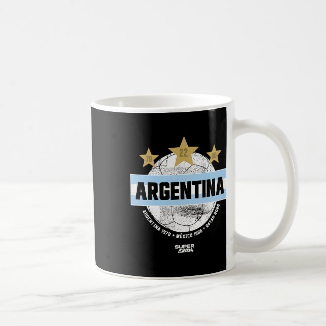 argentinsk fotbollsfan Världsmästerskapet 2026 _5  Kaffemugg (Höger)
