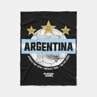 argentinsk fotbollsfan VM 2026 _4  Fleecefilt