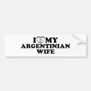 Argentinsk fru bildekal