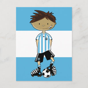 Argentinsk isockerpojke i Vm Vykort