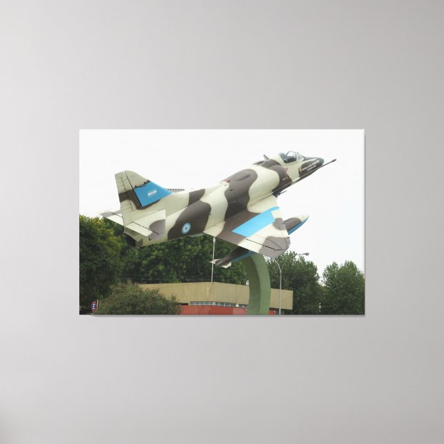 argentinsk jaktflygplan canvastryck (Framsida)