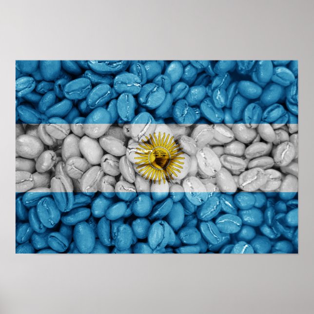 Argentinsk kaffe poster (Framsidan)