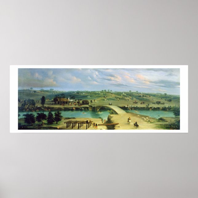 Argentinsk läger på andra sidan San Lorenz Poster (Framsidan)