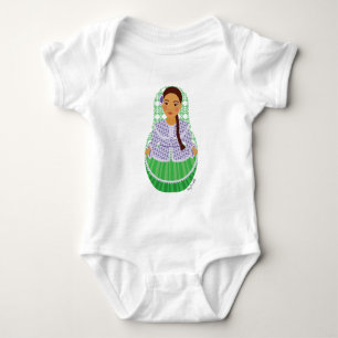 Argentinsk Matryoshka Baby Bodysuit T Shirt