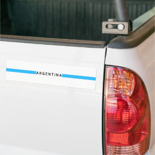 Argentinsk minimalistisk flagga bildekal