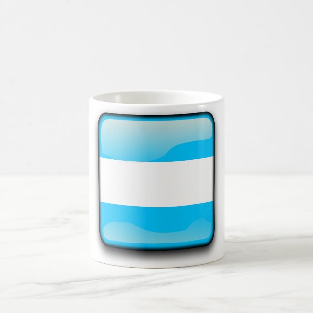 Argentinsk polerad flagga kaffemugg (Center)