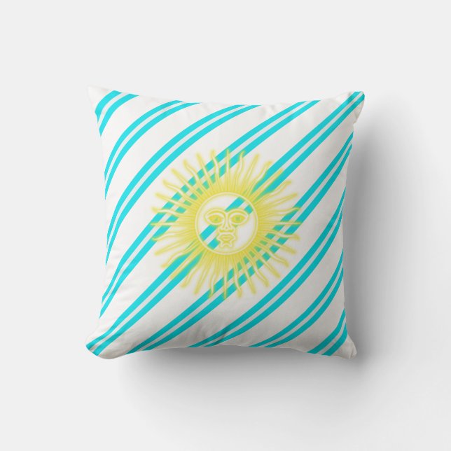 Argentinsk randflagga kudde (Framsida)