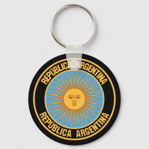 Argentinsk rundabordsblem nyckelring