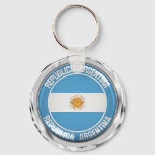 Argentinsk rundabordsblem nyckelring