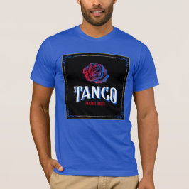 Argentinsk Tango Buenos Aires Fileteado Porteño T Shirt