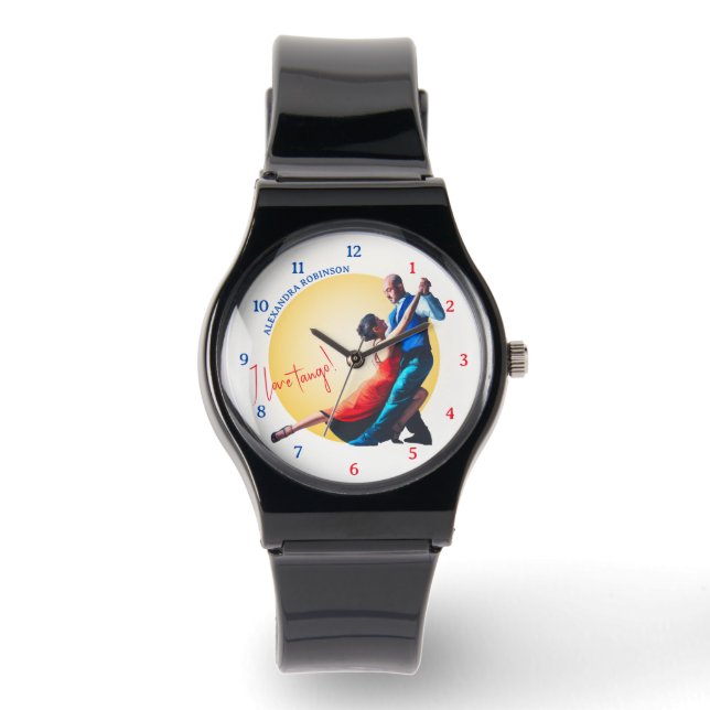 argentinsk tango dans passion par konst armbandsur (Framsida)