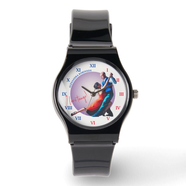 argentinsk tango dans passion par konst armbandsur (Framsida)