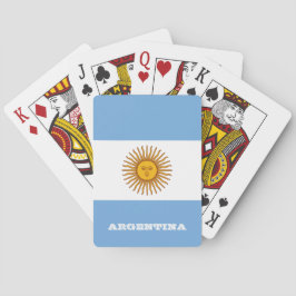 Argentinska Flagga, argentinska spelkort