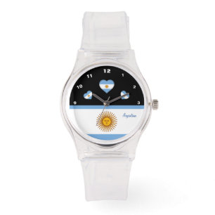 argentinska Flagga, herrar, Argentina/sport Armbandsur