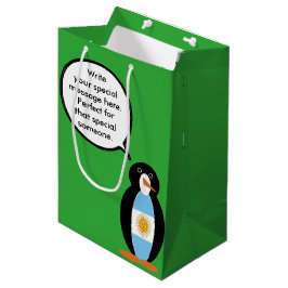 argentinska flaggan talande Ms Penguin