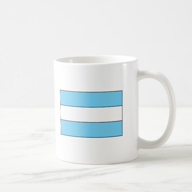 Argentinska flaggaT-tröja och gåvor Kaffemugg (Höger)