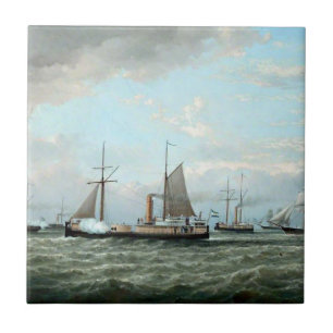 Argentinska flottans fartyg 1874 kakelplatta