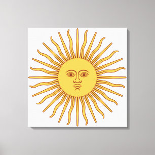 Argentinska Sol Canvastryck