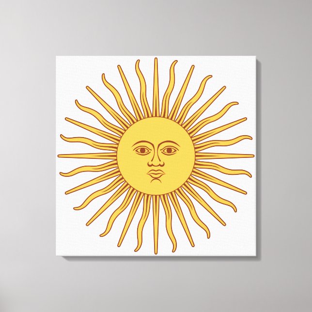 Argentinska Sol Canvastryck (Framsida)