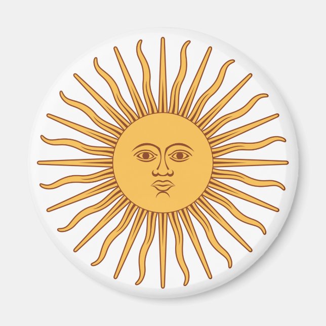 Argentinska Sol Magnet (Framsidan)