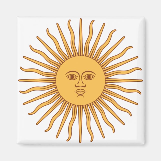 Argentinska Sol Magnet (Framsidan)