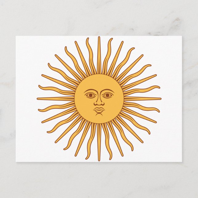 Argentinska Sol Vykort (Framsida)
