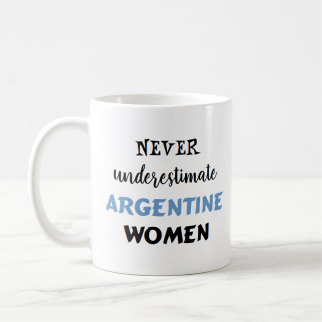 Argentinskt kvinnliga kaffe mugg (Vänster)