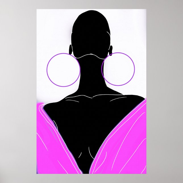 Argolas original - deep pink poster (Framsidan)