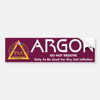 Argon-etikett Bildekal
