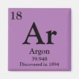 Argon Periodic Bord Magnet