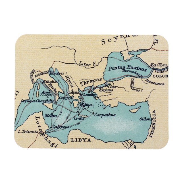 ARGONAUTS VOYAGE MAGNET (Horisontell)