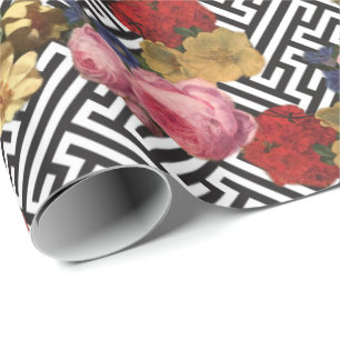 Argos blommigt presentpapper