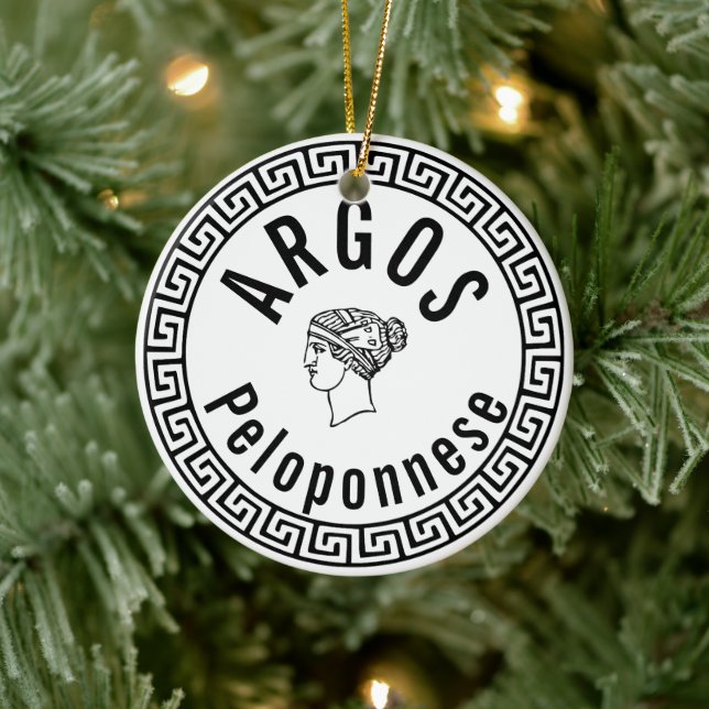 Argos - Peloponnesos (Grekland) Julgransprydnad Keramik (Träd)