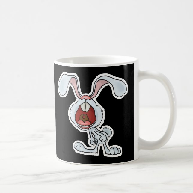 argsint skrikande kanin kaffemugg (Höger)