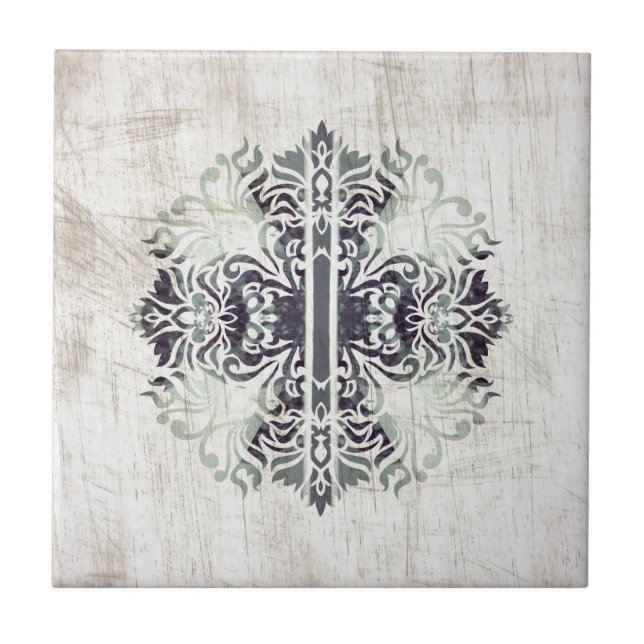 Argt höftmönster för samtidaa neutrala Celtics Kakelplatta (Framsidan)