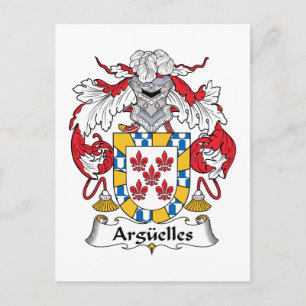 Arguelles familjevapen vykort