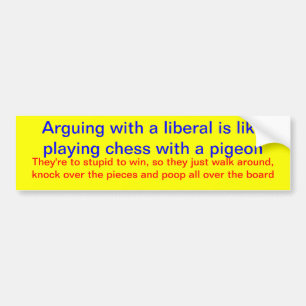 ARGUMENTERA MED en LIBERAL PERSON Bildekal