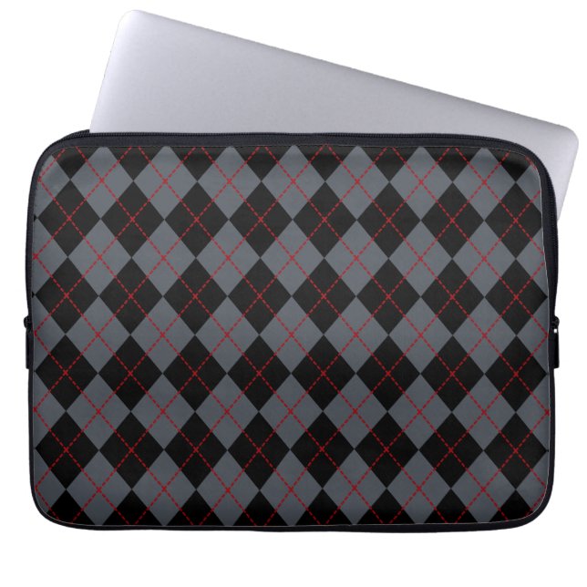 Argyle bärbar dator - fack laptop sleeve (Framsidan)