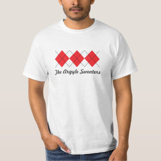 Argyle beklär Uke den tillbaka skjortan Tee Shirt