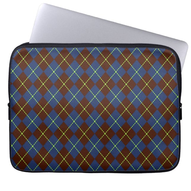 Argyle datorväska laptop fodral (Framsidan)