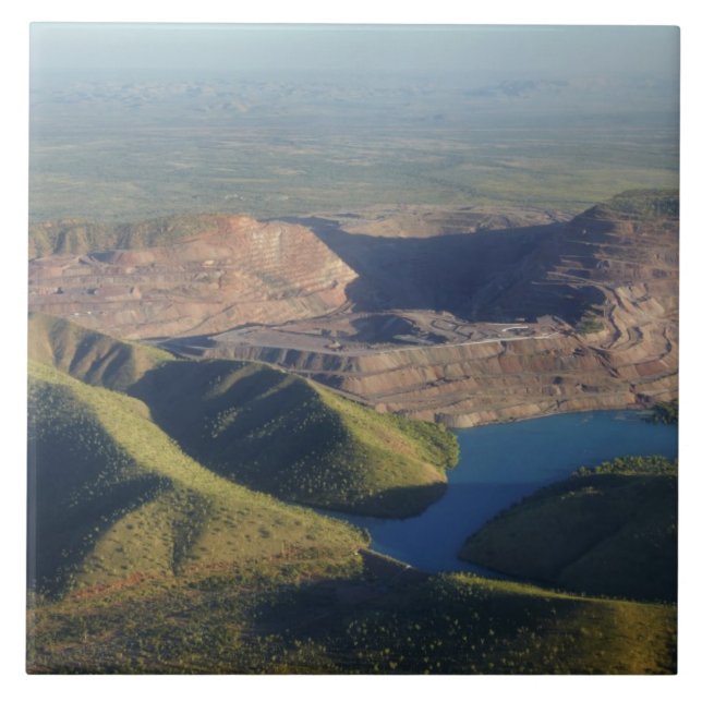 Argyle Diamond Mine Kakelplatta (Framsidan)