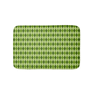 Argyle Diamond Play in Shades of Lighter Grönt Badrumsmatta
