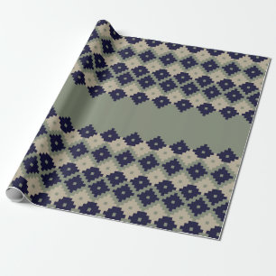 Argyle fair isle sömless mönster designabstrakt. presentpapper
