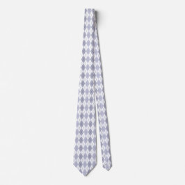 Argyle i ljust vinterblått slips